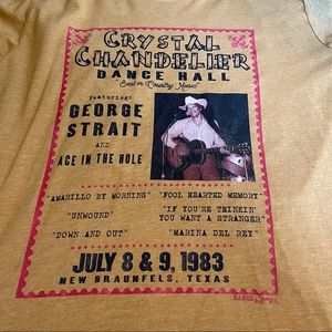 George strait graphic t shirt